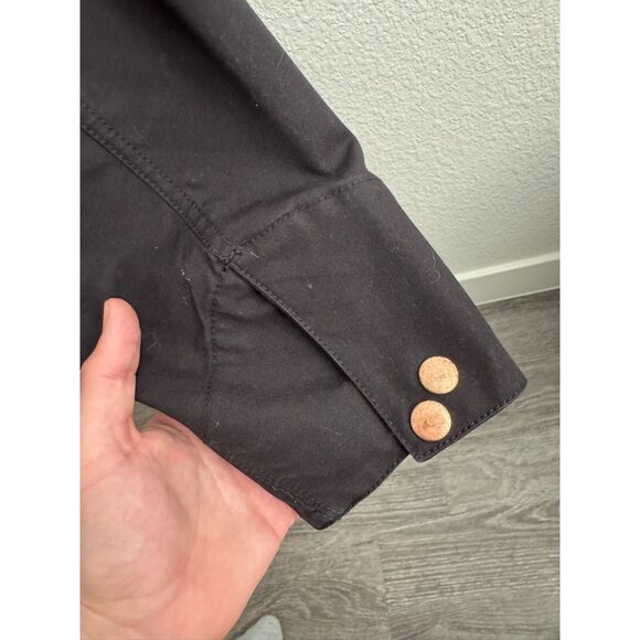 Flint & Tinder Men's Waxed Canvas Jacket XL Black British Millerain – Rare - Picture 5 of 9